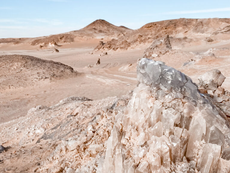 White Desert Egypt. , Crystal Mountain