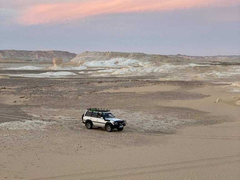 White Desert Egypt.