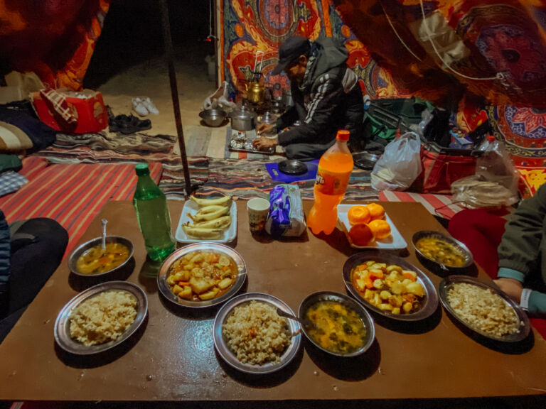 White Desert Egypt. Dinner, Egypt